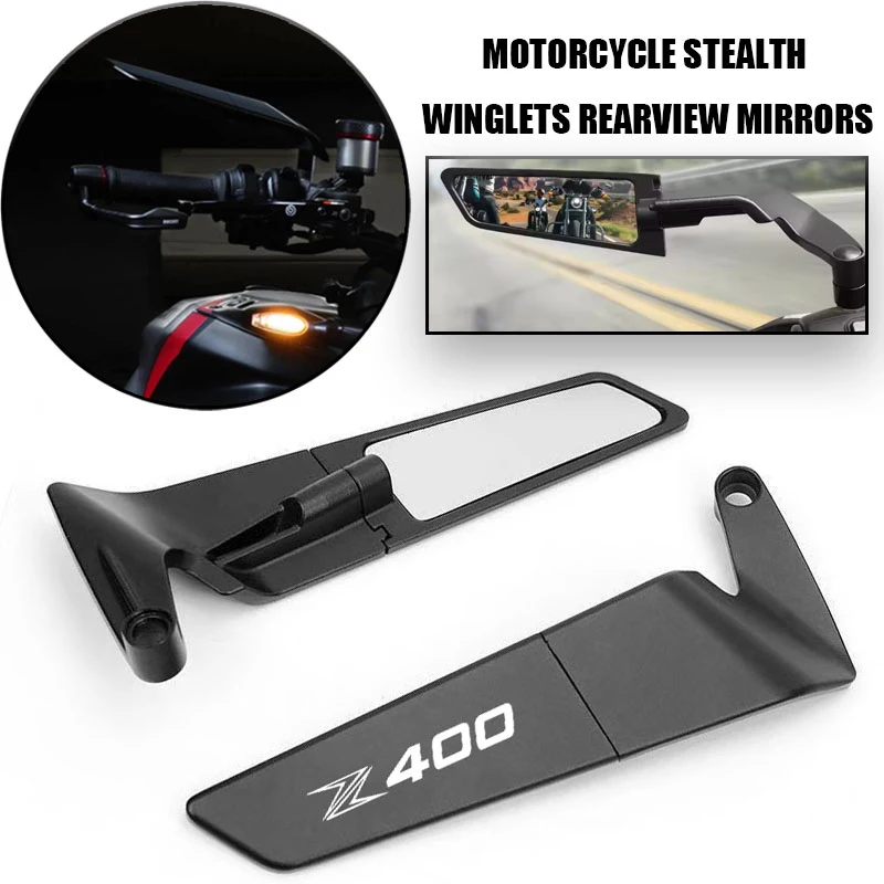 Motorcycle Accessories carbon fibre Mirror Stealth Winglets Rearview Mirrors For Kawasaki Z400 Z 400
Motorcycle Accessories carbon fibre Mirror Stealth Winglets Rearview Mirrors For Kawasaki Z400 Z 400
