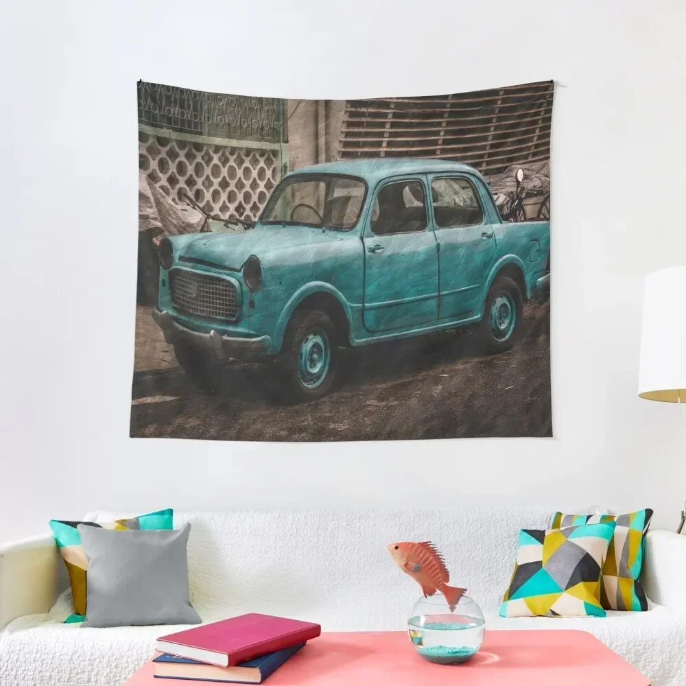 Classic car, vintage blue car Tapestry Room Aesthetic Decor Wall Coverings Tapestry
Classic car, vintage blue car Tapestry Room Aesthetic Decor Wall Coverings Tapestry