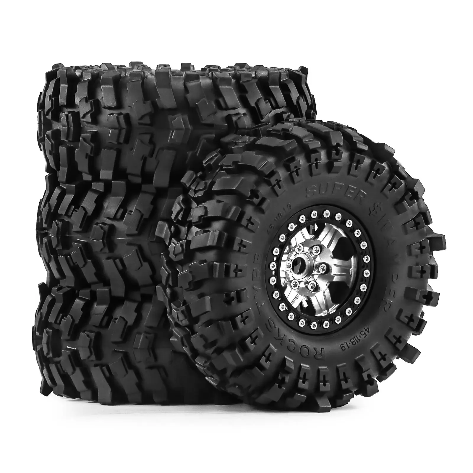 4PCS Metal Beadlock Wheel Tire Set 1.9" 12mm Hex Off Road Accessories for SCX10 Capra Enduro Gen8 CR24 Traxxas RC Crawler
4PCS Metal Beadlock Wheel Tire Set 1.9" 12mm Hex Off Road Accessories for SCX10 Capra Enduro Gen8 CR24 Traxxas RC Crawler