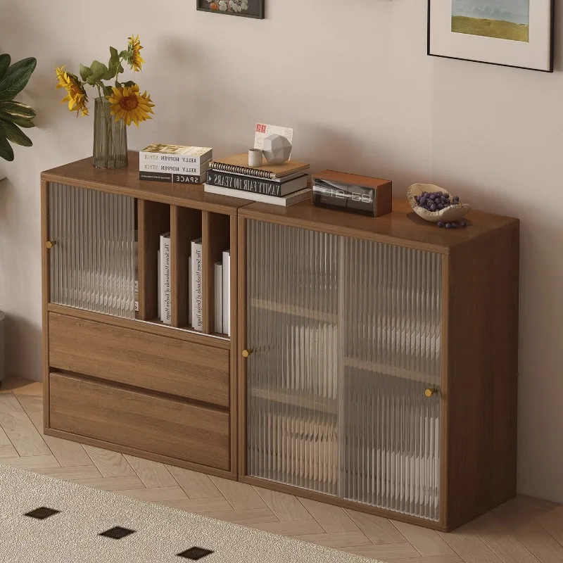 Solid wood core bookshelf, antique floor shelf, simple combination cabinet, living room side cabinet, bookcase storage locker
Solid wood core bookshelf, antique floor shelf, simple combination cabinet, living room side cabinet, bookcase storage locker