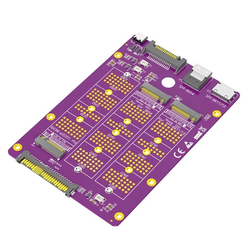 F68B 3 in 1 Solid Disk to 8611 8654 U.2 8639 Interfaces Adapter Board for Efficient
F68B 3 in 1 Solid Disk to 8611 8654 U.2 8639 Interfaces Adapter Board for Efficient