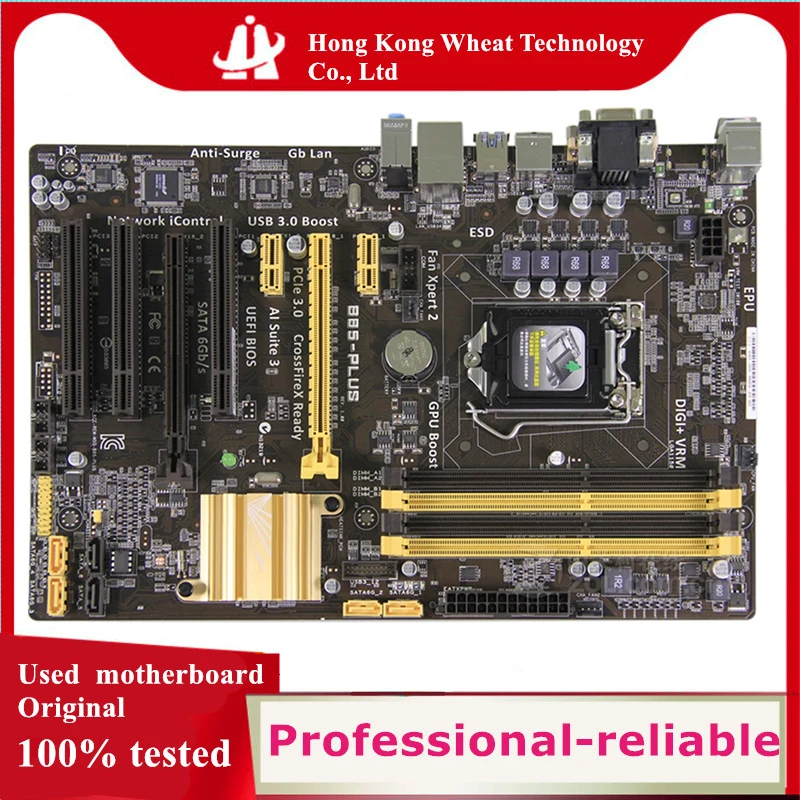 Для материнской платы Intel B85 B85-PLUS, использованная оригинальная материнская плата LGA 1150 LGA1150 DDR3 32 ГБ USB2.0 USB3.0 SATA3 для настольных ПК
Для материнской платы Intel B85 B85-PLUS, использованная оригинальная материнская плата LGA 1150 LGA1150 DDR3 32 ГБ USB2.0 USB3.0 SATA3 для настольных ПК