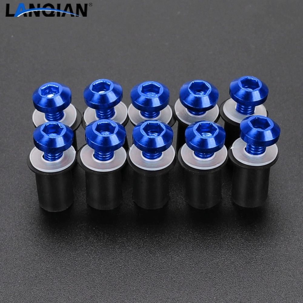 For Yamaha YZF R1 R6 R25 R15 R125 R3 R1S R1M FZ6R YZFR6 YZF 5mm 10PCS Motorcycle Windscreen Windshield Bolts Screws Nut Fastener
For Yamaha YZF R1 R6 R25 R15 R125 R3 R1S R1M FZ6R YZFR6 YZF 5mm 10PCS Motorcycle Windscreen Windshield Bolts Screws Nut Fastener