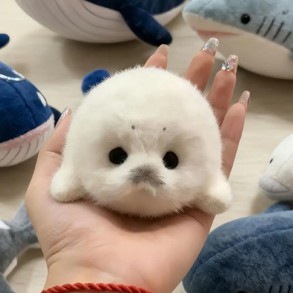 12cm Cute Baby Seal Plush Toy Soft Cuddly White Marine Animal Stuffed Soothing Comfort Simulation Ocean Seal Toy
12cm Cute Baby Seal Plush Toy Soft Cuddly White Marine Animal Stuffed Soothing Comfort Simulation Ocean Seal Toy