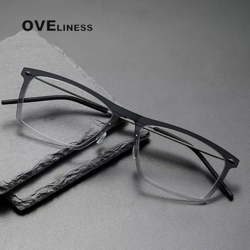 2025 Acetate Titanium Fashion Glasses Frame for Men Square Eyeglasses frame women Screwless eyewear Brand Design male spectacles
2025 Acetate Titanium Fashion Glasses Frame for Men Square Eyeglasses frame women Screwless eyewear Brand Design male spectacles
