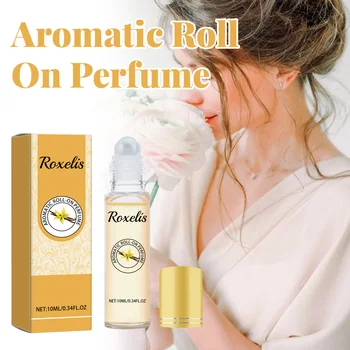 Roxelis Ball Bearing Perfume Natural light fragrance Arab Perfumes Body Wrist Unique Fragrance Elegant Release Charm 0.34 OZ