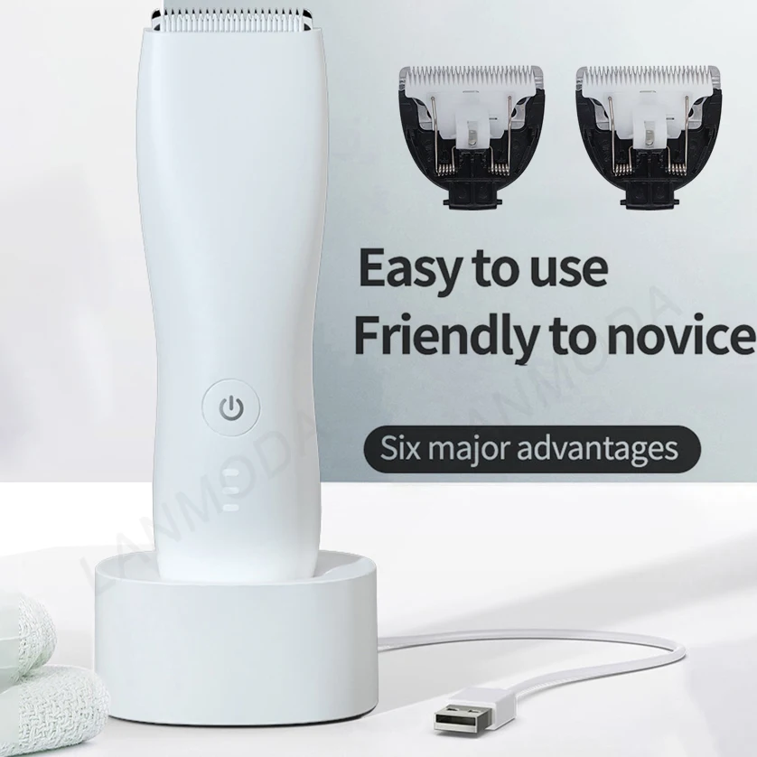 Electric Men Body Trimmer Groin Balls Shaver Women Bikini Trimer Epilator Pubic Hair Removal Rechargeable Grooming Clipper Razor
Electric Men Body Trimmer Groin Balls Shaver Women Bikini Trimer Epilator Pubic Hair Removal Rechargeable Grooming Clipper Razor