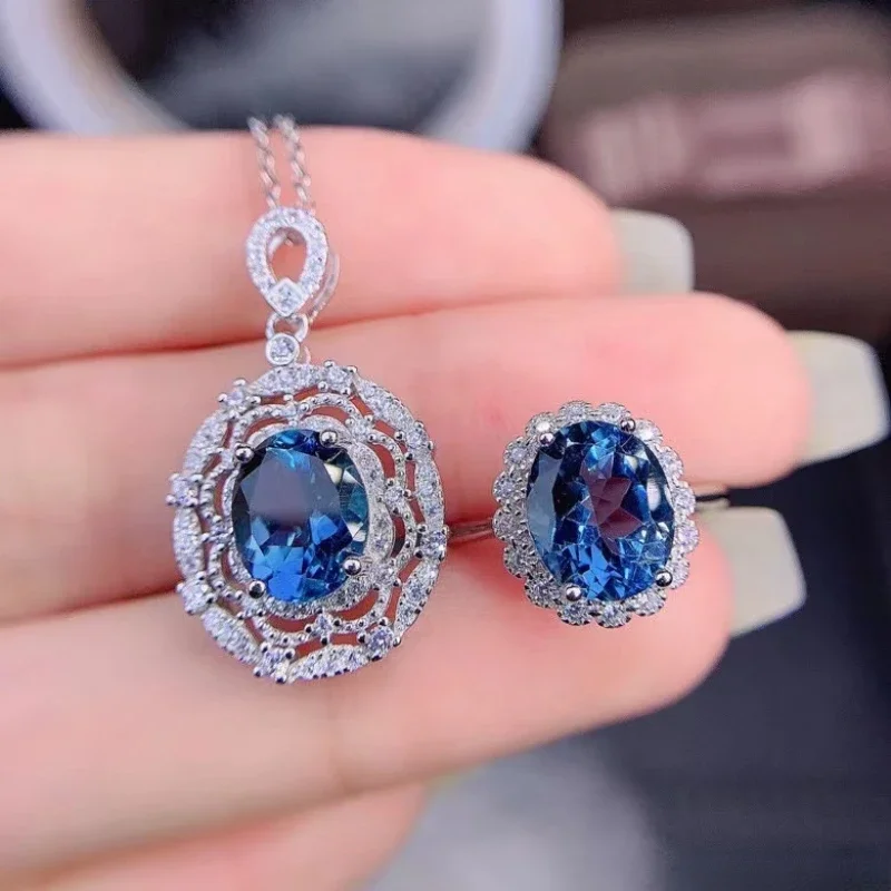 Ladies Luxury Pendant Ring Set In Sterling Silver Large Natural Topaz Sales with Free Shipping Clearance Sale
Ladies Luxury Pendant Ring Set In Sterling Silver Large Natural Topaz Sales with Free Shipping Clearance Sale