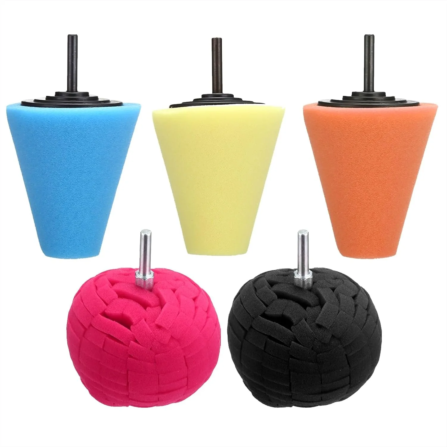 5Pcs Aluminum Polishing Kit Foam Sponge Balls Wheel Polisher for Drill Car Care Chrome Rims Metal Plastic Ceramic Glass
5Pcs Aluminum Polishing Kit Foam Sponge Balls Wheel Polisher for Drill Car Care Chrome Rims Metal Plastic Ceramic Glass
