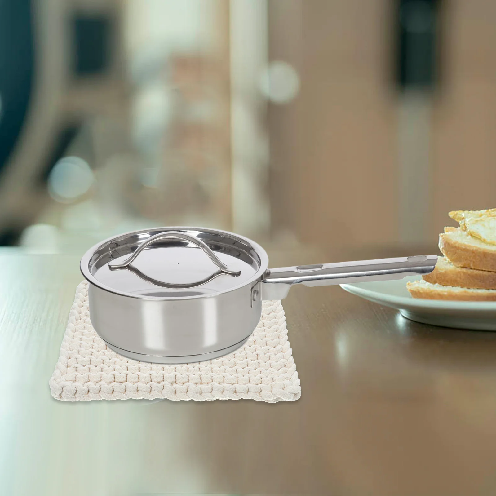 1Pcs Woven Cotton Heat Mat Eco-Friendly Cup Cushion Square Pot Pad Non-Slip Protective Tabletop Coaster 
1Pcs Woven Cotton Heat Mat Eco-Friendly Cup Cushion Square Pot Pad Non-Slip Protective Tabletop Coaster