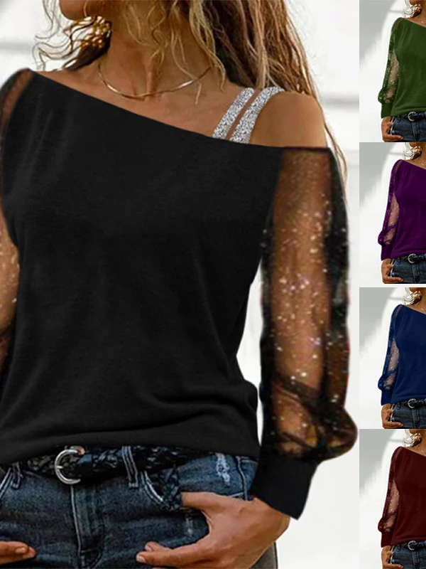 Vintage Women's Streetwear T-irt Autumn Casual Tops Breathable Long Sve V-ne Regular Fit European Sle Faion irt
Vintage Women's Streetwear T-irt Autumn Casual Tops Breathable Long Sve V-ne Regular Fit European Sle Faion irt