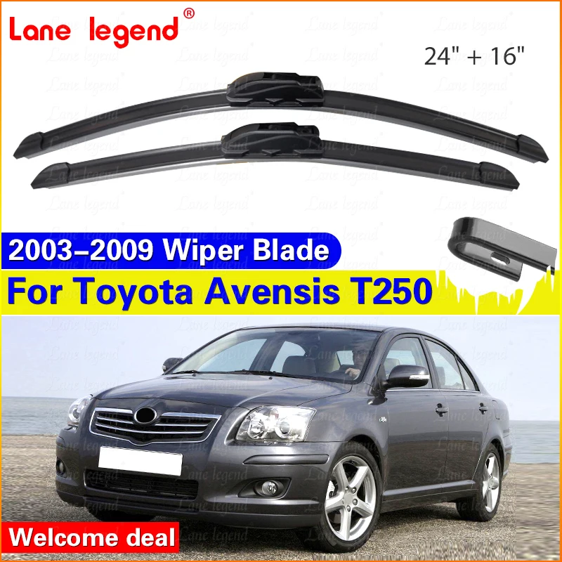 Wiper Front Wiper Blades For Toyota Avensis T250 2003 - 2009 Windshield Windscreen Clean Window Rain Brushes 24"+16"
Wiper Front Wiper Blades For Toyota Avensis T250 2003 - 2009 Windshield Windscreen Clean Window Rain Brushes 24"+16"