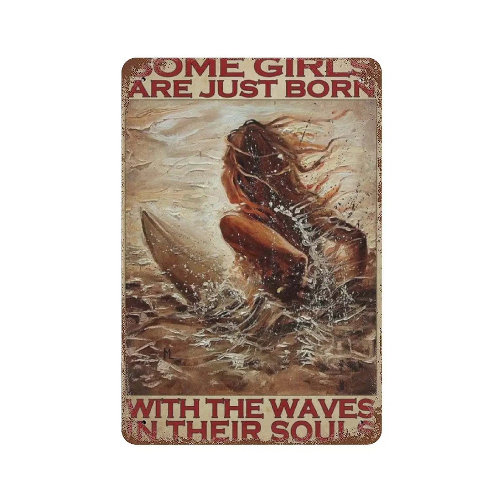 Dreacoss Metal tin Sign,Retro Style, Novelty Poster,Iron Painting,Some Girls are Just Born with The Waves in Their Souls Hawaii
Dreacoss Metal tin Sign,Retro Style, Novelty Poster,Iron Painting,Some Girls are Just Born with The Waves in Their Souls Hawaii
