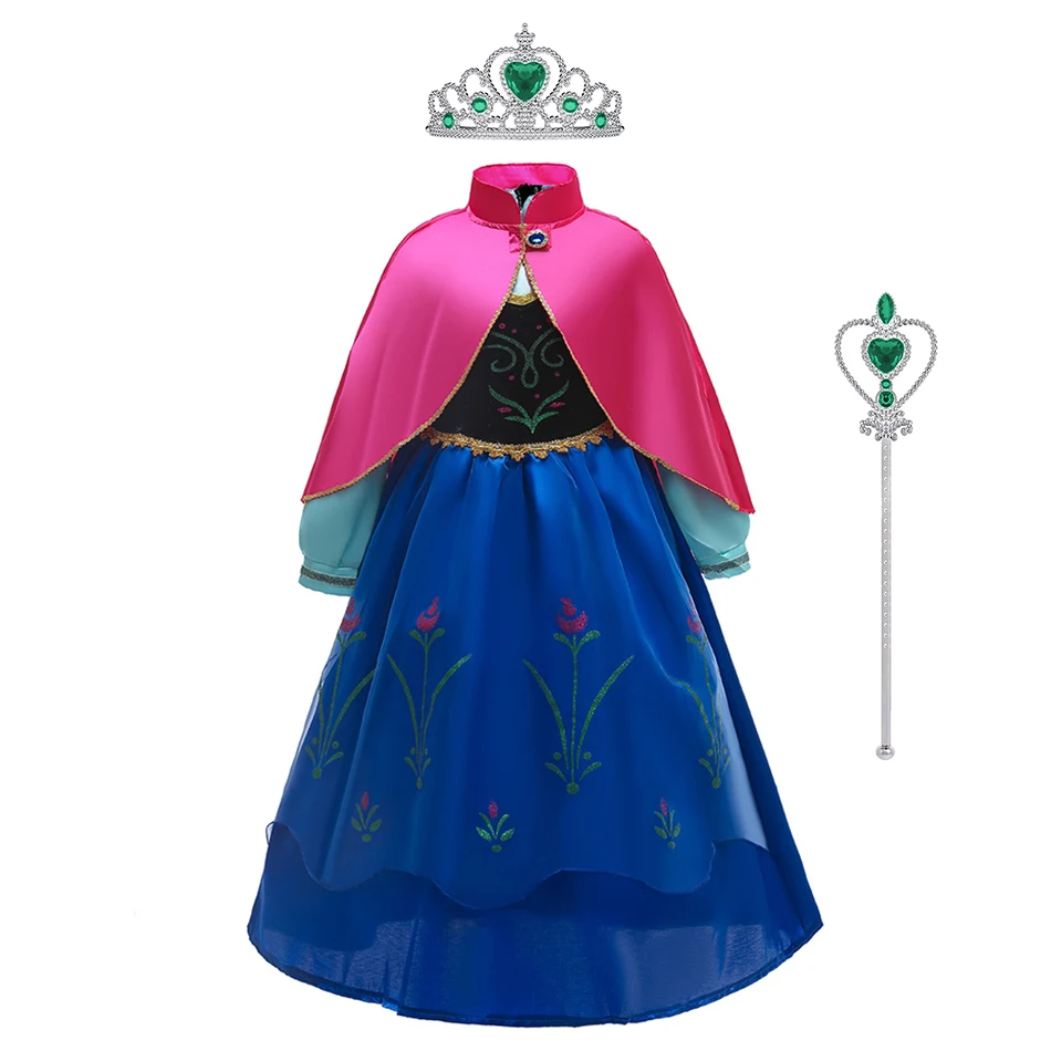 Children Summer Princess Cosplay Dresses Anna Halloween Christmas Birthday Parties Fancy Dance Performance Long Sleeve Clothing
Children Summer Princess Cosplay Dresses Anna Halloween Christmas Birthday Parties Fancy Dance Performance Long Sleeve Clothing