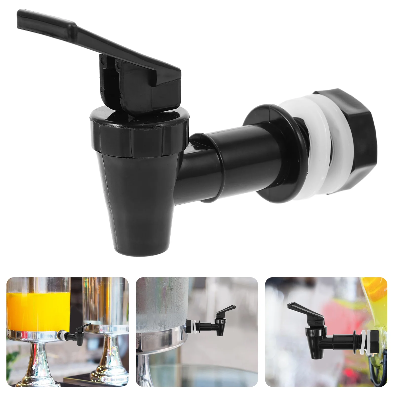 2 Pcs Beverages Faucet Plastic Spigot Water Cooler Replacement Parts Dispenser Black
2 Pcs Beverages Faucet Plastic Spigot Water Cooler Replacement Parts Dispenser Black