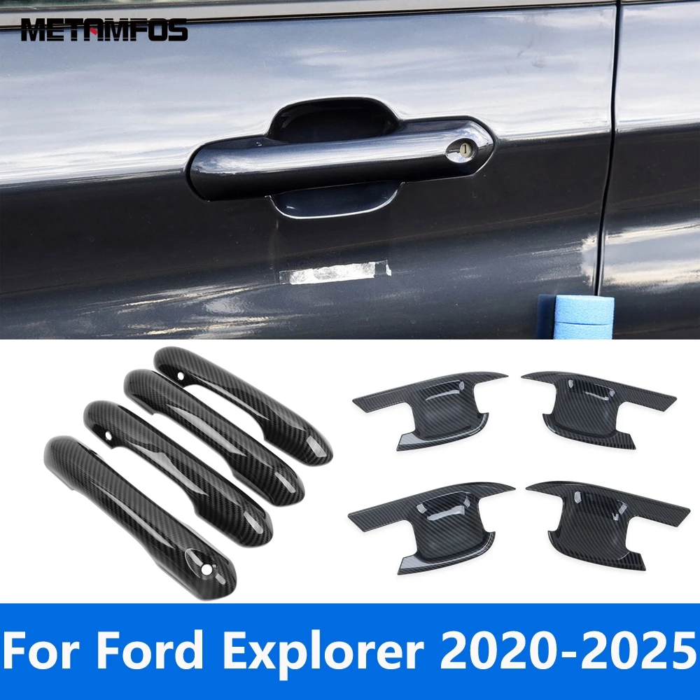 Side Door Handle Bowl Cover Trim For Ford Explorer 2020-2024 2025 Carbon Fiber Protection Cap Exterior Accessories Car Styling
Side Door Handle Bowl Cover Trim For Ford Explorer 2020-2024 2025 Carbon Fiber Protection Cap Exterior Accessories Car Styling