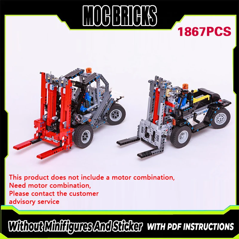 City Car Model MOC Building Bricks Forklift And Heavy Duty Forklift Modular Technology Gifts Holiday Assemble Children Toys Suit
City Car Model MOC Building Bricks Forklift And Heavy Duty Forklift Modular Technology Gifts Holiday Assemble Children Toys Suit