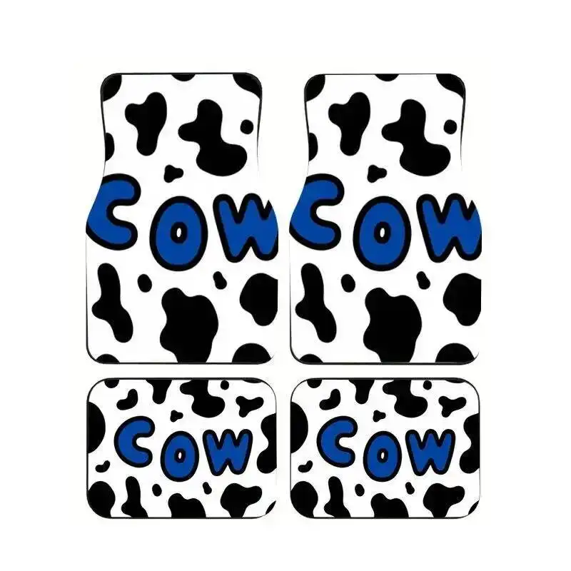 4Pcs Cow Print Car Floor Mats Universal Non-Slip Waterproof Foot Pads For Auto Interior Decoration For Auto Use Men Women Gift
4Pcs Cow Print Car Floor Mats Universal Non-Slip Waterproof Foot Pads For Auto Interior Decoration For Auto Use Men Women Gift