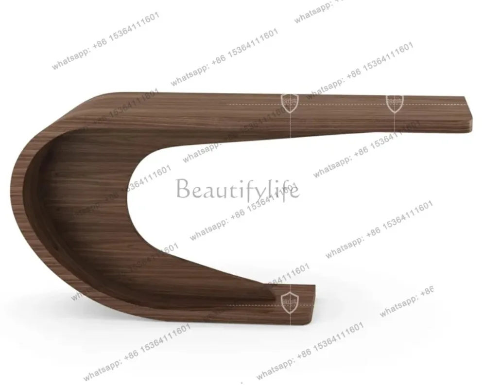 Entrance table Modern simple Italian black walnut strip case Aisle against the wall End view table Decorative storage
Entrance table Modern simple Italian black walnut strip case Aisle against the wall End view table Decorative storage