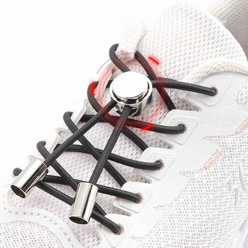 1 Pair Elastic Shoe Laces Without Ties Metal Spring Lock Round Shoelaces For Sneakers Rubber band Lazy Shoelace Accessories
1 Pair Elastic Shoe Laces Without Ties Metal Spring Lock Round Shoelaces For Sneakers Rubber band Lazy Shoelace Accessories