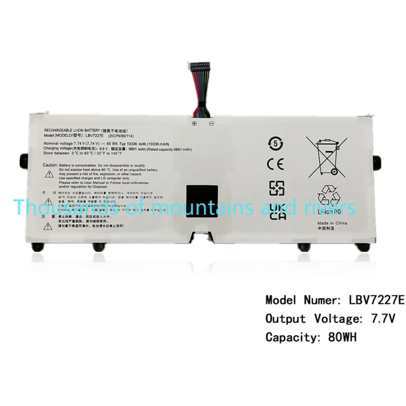 LBV7227E 7,74 В 80 Втч Аккумулятор для ноутбука LG gram 15 16 17 2020 2021 15Z90N 17Z90N 16ZD90P 16Z90P 16Z90PC 16Z90PG 17Z90P
LBV7227E 7,74 В 80 Втч Аккумулятор для ноутбука LG gram 15 16 17 2020 2021 15Z90N 17Z90N 16ZD90P 16Z90P 16Z90PC 16Z90PG 17Z90P