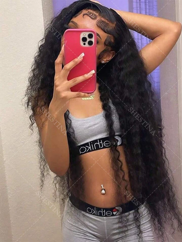 Water Wave 13x4 HD Lace Frontal Kinky Curly Wigs Boho Braids Human Hair 200 Density 5x5 Deep Wave Black Colored Wig For Women
Water Wave 13x4 HD Lace Frontal Kinky Curly Wigs Boho Braids Human Hair 200 Density 5x5 Deep Wave Black Colored Wig For Women