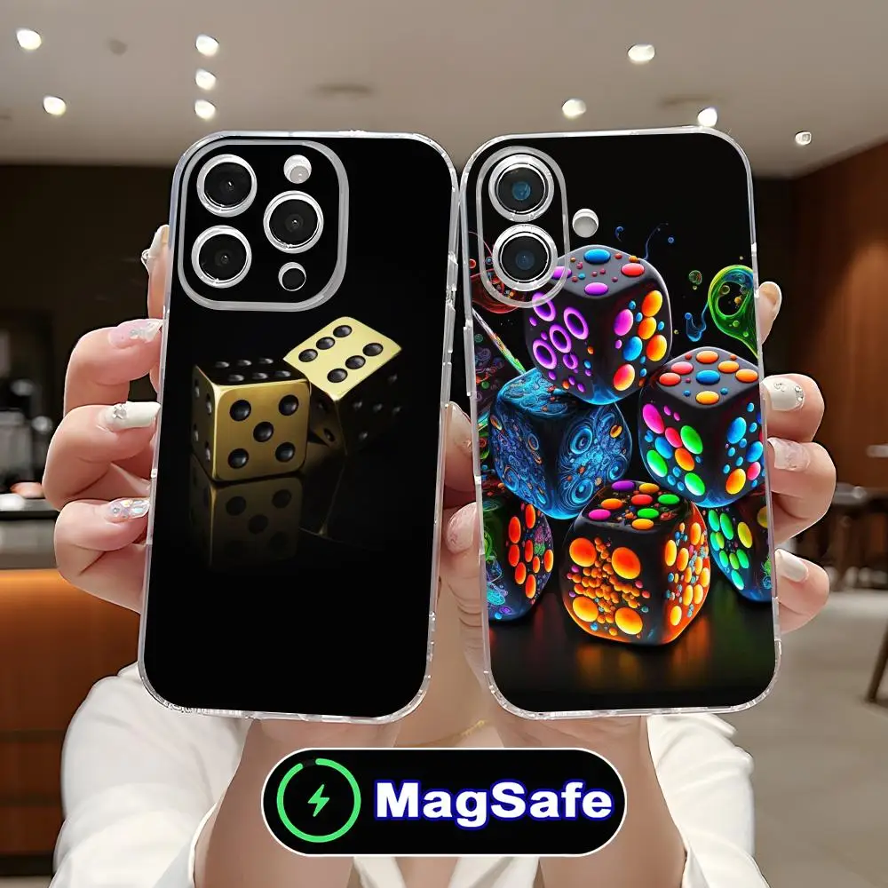 Aesthetic Dice Mobile Cell Phone Case for iPhone 17 16 15 14 13 12 11 Air Pro Max Plus Mini Magsafe Clear Colorful Cover Pretty
Aesthetic Dice Mobile Cell Phone Case for iPhone 17 16 15 14 13 12 11 Air Pro Max Plus Mini Magsafe Clear Colorful Cover Pretty