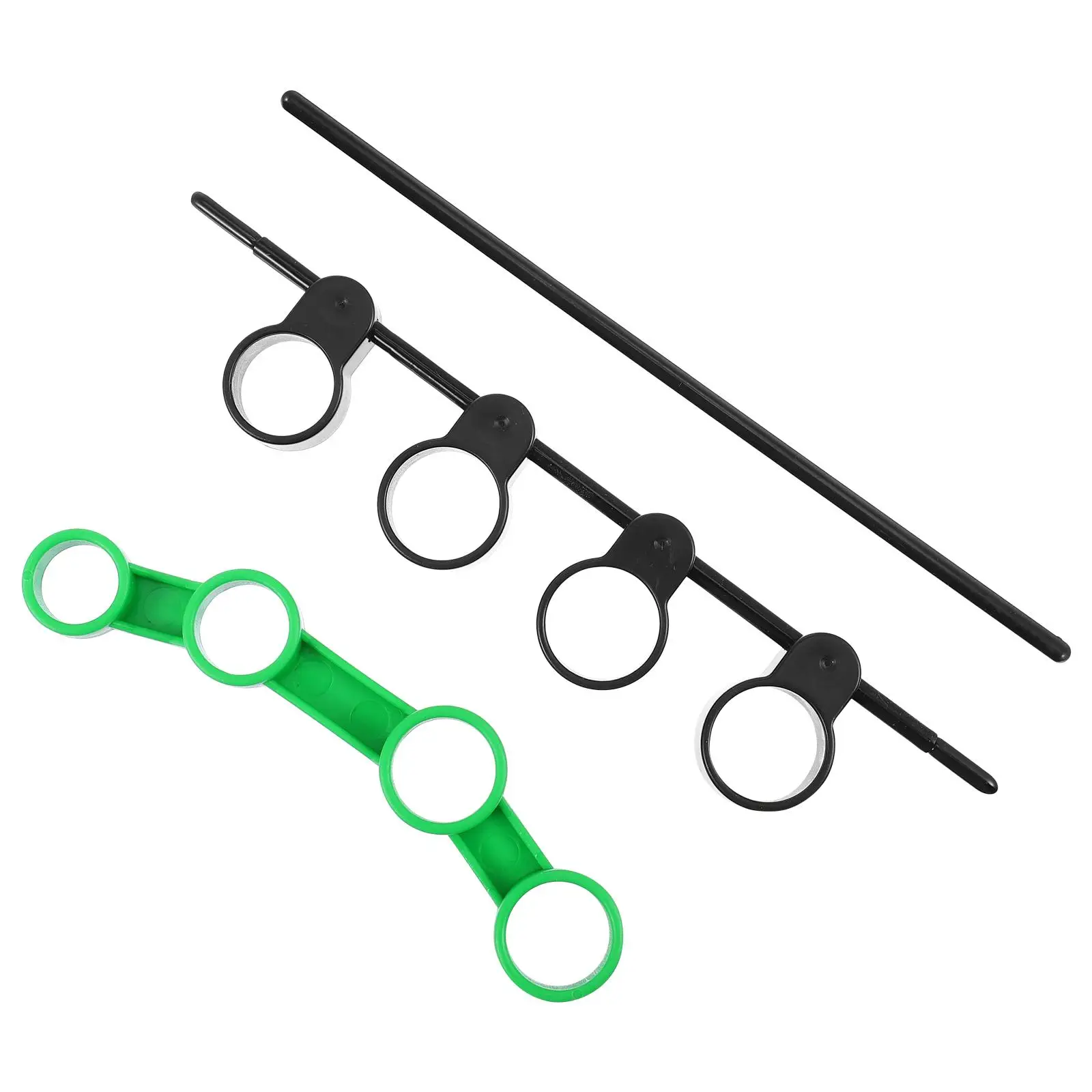 2Pcs Finger Expander Hand Exerciser Black Large Adjustable Green Medium Fixed Guitar Ukulele Piano Trainer Strengthener
2Pcs Finger Expander Hand Exerciser Black Large Adjustable Green Medium Fixed Guitar Ukulele Piano Trainer Strengthener