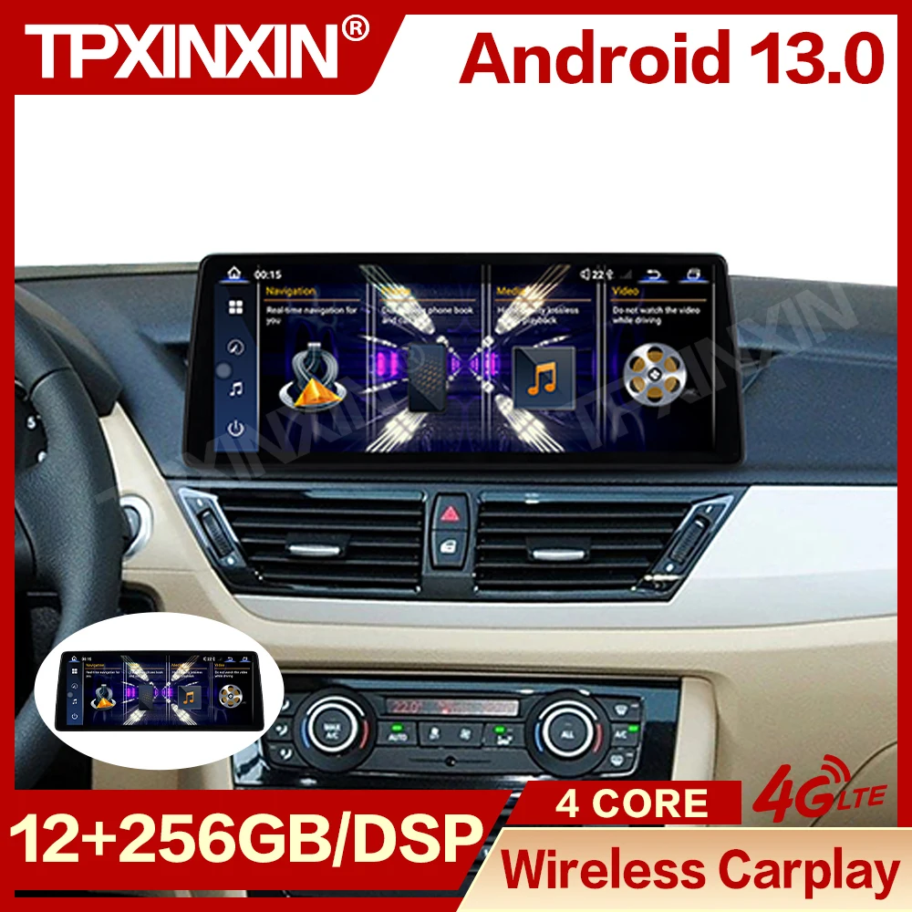 Qualcomm Android Auto автомобильная мультимедийная стереосистема для BMW X1 2012 ~ 2015 GPS-навигация автомобильный радиоприемник с голосовым управлением
Qualcomm Android Auto автомобильная мультимедийная стереосистема для BMW X1 2012 ~ 2015 GPS-навигация автомобильный радиоприемник с голосовым управлением