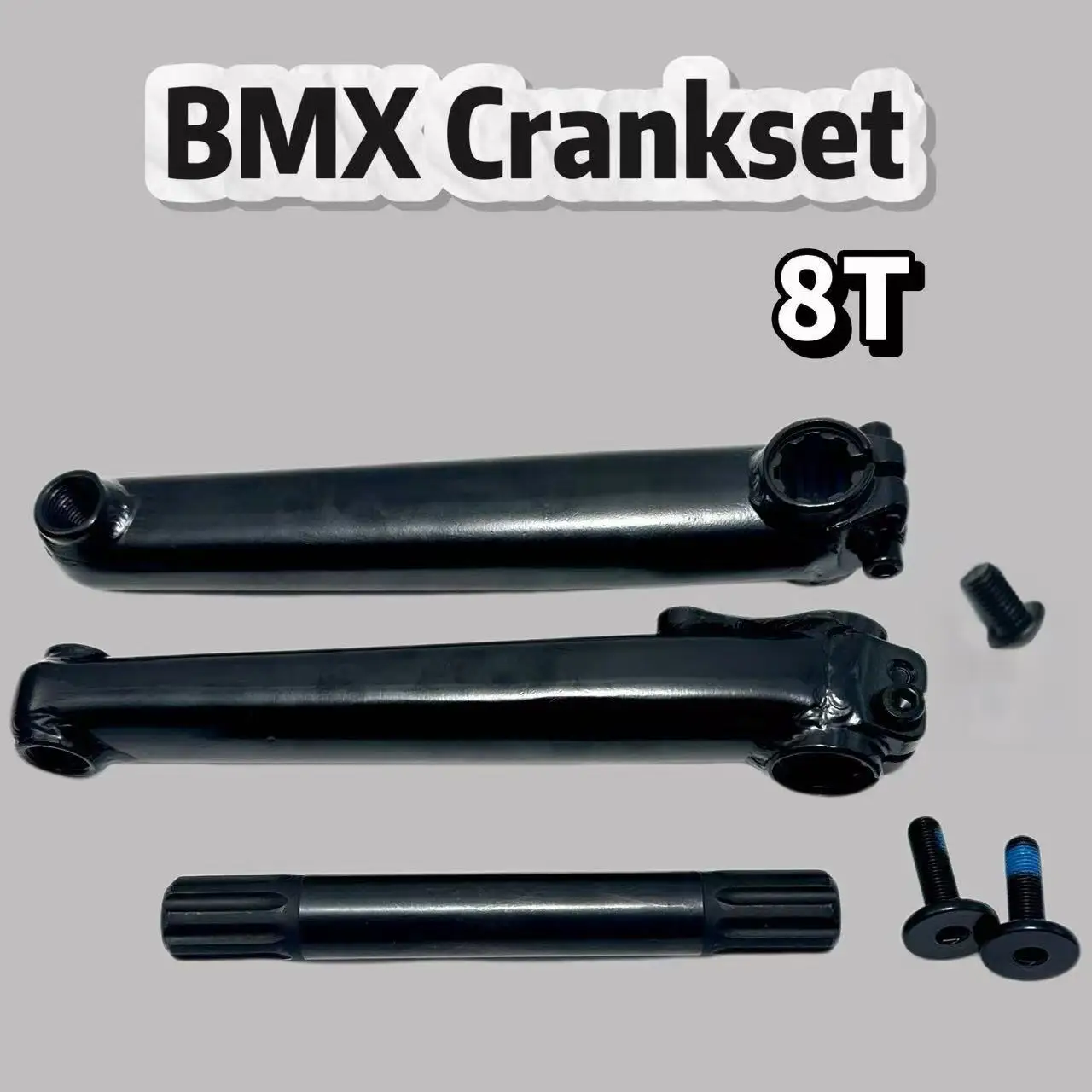 BMX performance BIKE 3-Piece Crankset CRMO 8T*19MM*175MM Crankarm Options 8T Chainring 19mm Axle BB bicycle accessory
BMX performance BIKE 3-Piece Crankset CRMO 8T*19MM*175MM Crankarm Options 8T Chainring 19mm Axle BB bicycle accessory