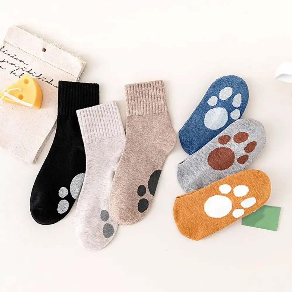 5Pairs Comfortable Funny Bear Claw Cotton Socks Autumn Sweet Cartoon Mid-calf Socks Hosiery Breathable Tube Socks Women Student
5Pairs Comfortable Funny Bear Claw Cotton Socks Autumn Sweet Cartoon Mid-calf Socks Hosiery Breathable Tube Socks Women Student