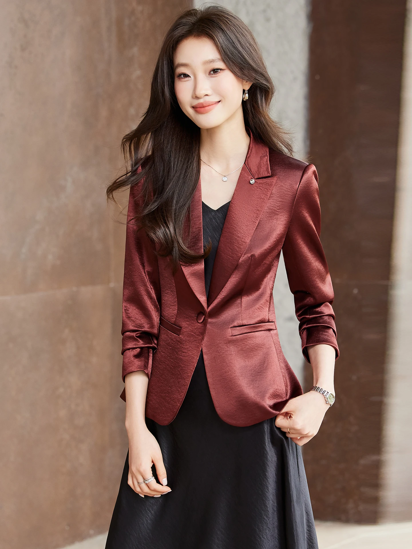 Wine Red Suit Jaet Dr Set Women's Long Sve Tailored Commute High-End Ele Formal Suit Skirt Set Busin Casual
Wine Red Suit Jaet Dr Set Women's Long Sve Tailored Commute High-End Ele Formal Suit Skirt Set Busin Casual