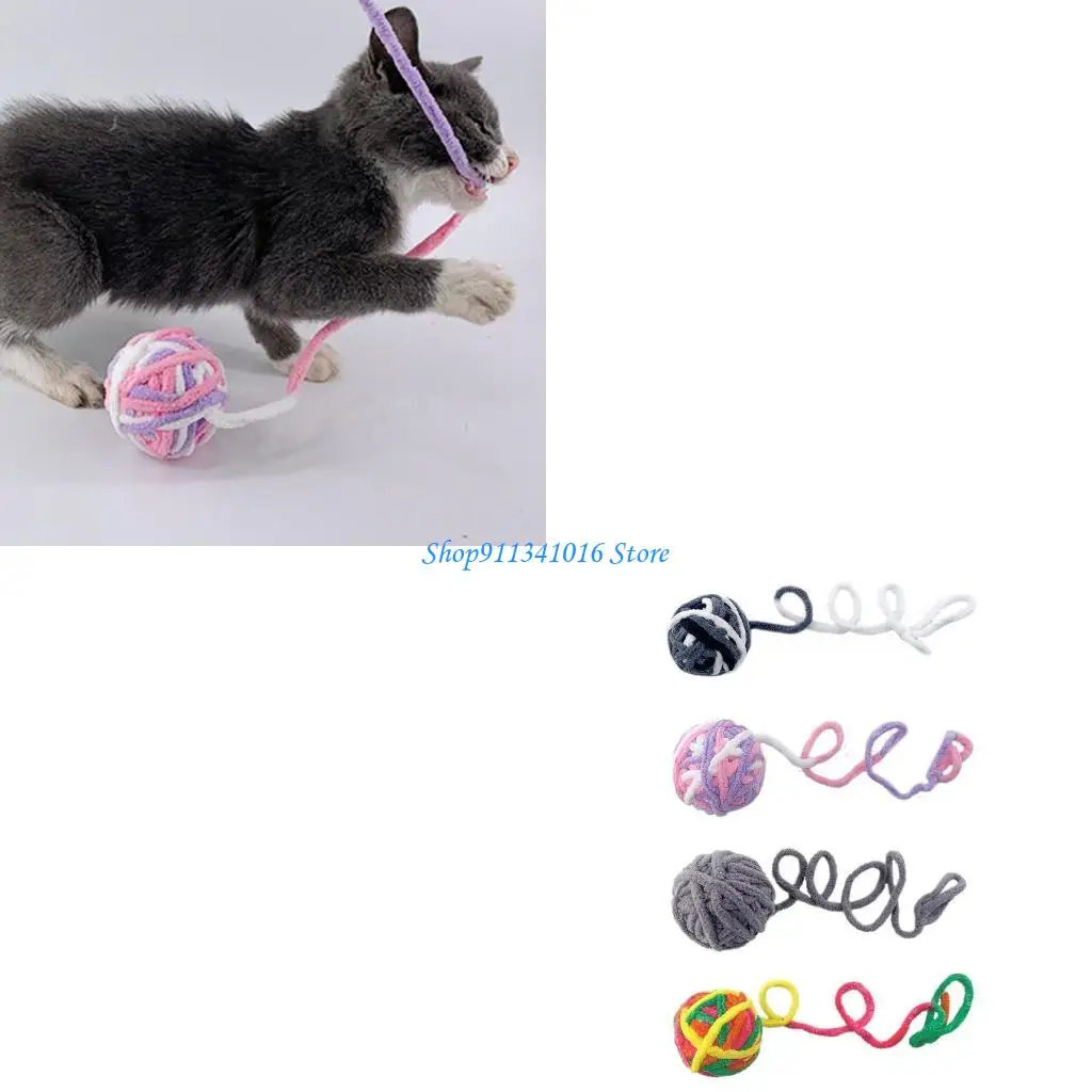 Interactive for Cat 1.97" Yarn Balls Built-in Chew Toy for Kitten Trai
Interactive for Cat 1.97" Yarn Balls Built-in Chew Toy for Kitten Trai