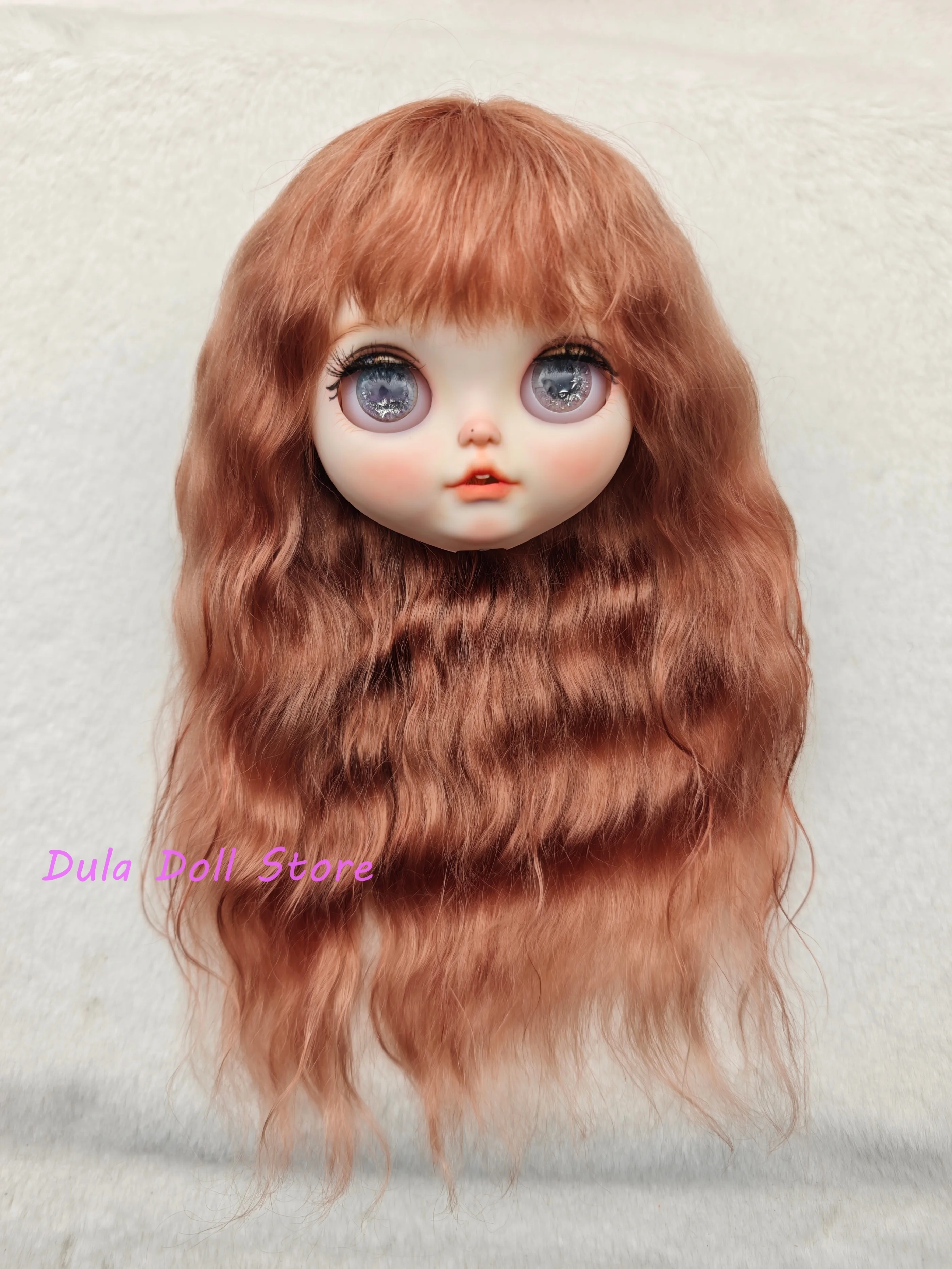 2026 Dula Doll Wigs for Blythe Qbaby natural Mohair deep orange color hard seams for 9-10 inch head
2026 Dula Doll Wigs for Blythe Qbaby natural Mohair deep orange color hard seams for 9-10 inch head