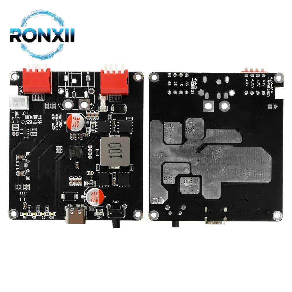 140W 2-6S Lithium Battery Charging Board IP2366 Bidirectional Fast Charging Module With Automatic Temperature Control Function H
140W 2-6S Lithium Battery Charging Board IP2366 Bidirectional Fast Charging Module With Automatic Temperature Control Function H