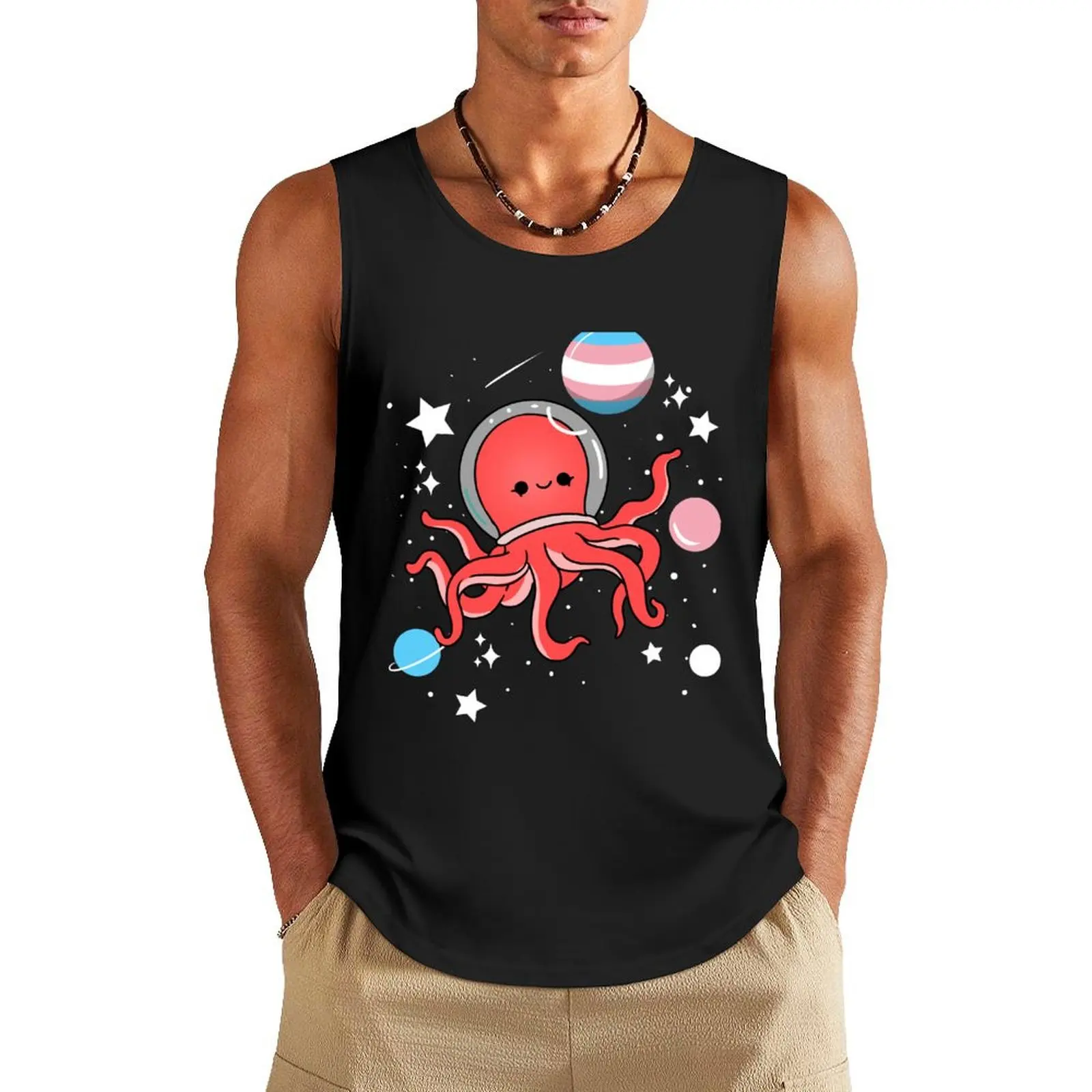 Octopus Astronaut Trans Pride Tank Top mens designer clothes Men's clothing brands gym clothing men Man gym clothes
Octopus Astronaut Trans Pride Tank Top mens designer clothes Men's clothing brands gym clothing men Man gym clothes