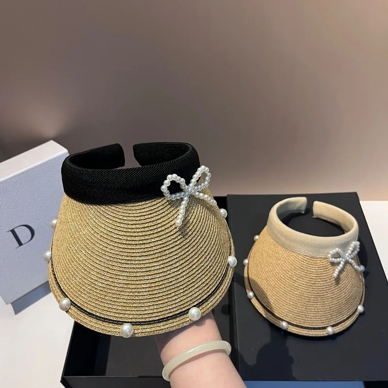 2025 Pearl Bow Straw Sun Hat Women Lightweight Foldable Beach Vacation French Style UPF50+ Sun Protection Free Shipping
2025 Pearl Bow Straw Sun Hat Women Lightweight Foldable Beach Vacation French Style UPF50+ Sun Protection Free Shipping