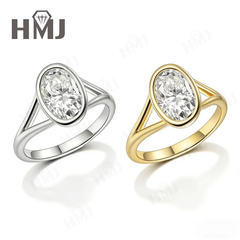 Moissanite Oval Cut Ring 2.5ct D White S925 10K 14K White Gold Yellow Gold Brilliant Shine Women Jewelry Fashion Accessory
Moissanite Oval Cut Ring 2.5ct D White S925 10K 14K White Gold Yellow Gold Brilliant Shine Women Jewelry Fashion Accessory