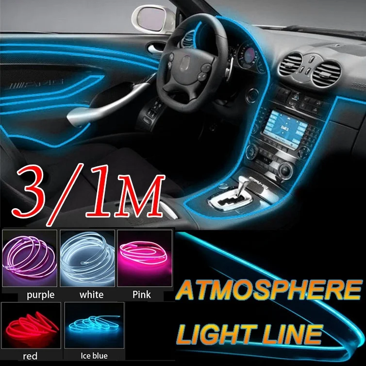 Atmosphere Lamps Car Interior Light Car Ambient Light Cold Light Line DIY Decorative Dashboard Console Door Car Styling Light
Atmosphere Lamps Car Interior Light Car Ambient Light Cold Light Line DIY Decorative Dashboard Console Door Car Styling Light