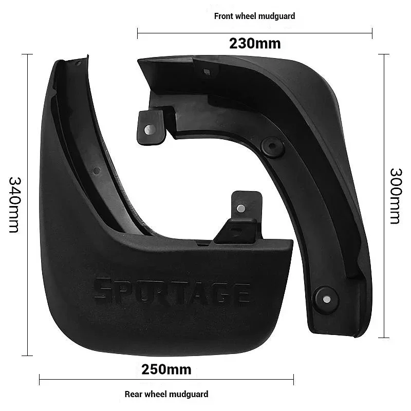For Kia Sportage 2004-2010 4pcs Front Rear Wheel Tire Fender Splash Guard Mud Flaps
For Kia Sportage 2004-2010 4pcs Front Rear Wheel Tire Fender Splash Guard Mud Flaps