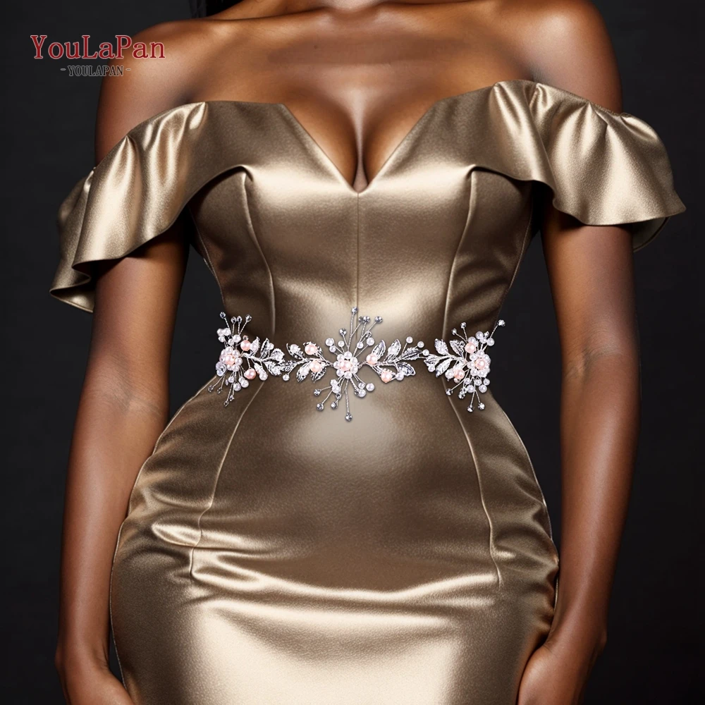 YouLaPan Bridal Wedding Belt Women's Handmade Accessories Alloy Flower Belt Exquisite Pearl Bridal Waist Chain SH323
YouLaPan Bridal Wedding Belt Women's Handmade Accessories Alloy Flower Belt Exquisite Pearl Bridal Waist Chain SH323
