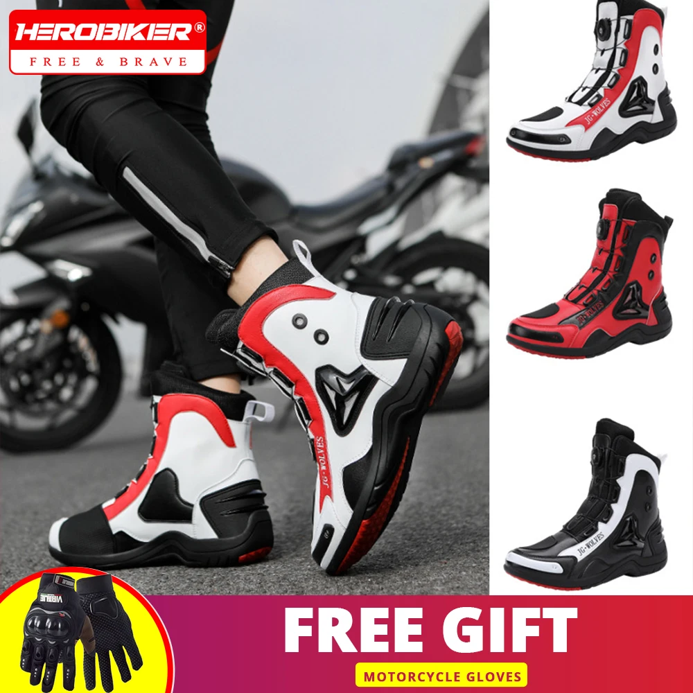 Men's Motorcycle Riding Shoes Motorbike Commuting Boots Anti-slip Women's Motorcycle Off-road Rally Shoes Impact-resistant
Men's Motorcycle Riding Shoes Motorbike Commuting Boots Anti-slip Women's Motorcycle Off-road Rally Shoes Impact-resistant