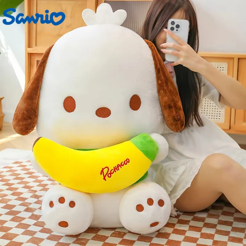 67 см, большой размер Sanrio Banana Pochacco, плюшевые игрушки в стиле аниме, кавайные плюшевые мягкие игрушки, мультяшная кукла-болстер, детский подарок
67 см, большой размер Sanrio Banana Pochacco, плюшевые игрушки в стиле аниме, кавайные плюшевые мягкие игрушки, мультяшная кукла-болстер, детский подарок