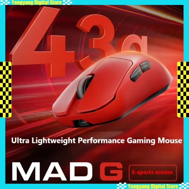 Беспроводная игровая мышь MADLIONS MAD G Pro Max, двойной режим, 2,4 ГГц, PAW3395, 8 КГц, легкие мыши, пользовательские аксессуары для ПК, геймеров, подарки
Беспроводная игровая мышь MADLIONS MAD G Pro Max, двойной режим, 2,4 ГГц, PAW3395, 8 КГц, легкие мыши, пользовательские аксессуары для ПК, геймеров, подарки