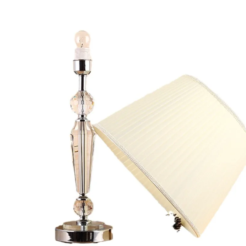 Modern simple European crystal desk lamp bedroom bedside lamp creative wedding celebration luxury living room decoration
Modern simple European crystal desk lamp bedroom bedside lamp creative wedding celebration luxury living room decoration