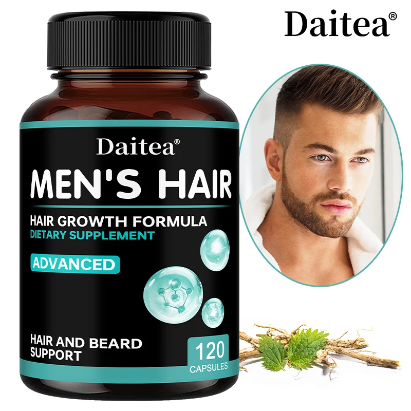 Men's Hair & Beard Support Capsules, Saw Palmetto & Biotin, Nourish Hair Follicle, Support Thicker Fuller Hair & Scalp Wellness
Men's Hair & Beard Support Capsules, Saw Palmetto & Biotin, Nourish Hair Follicle, Support Thicker Fuller Hair & Scalp Wellness