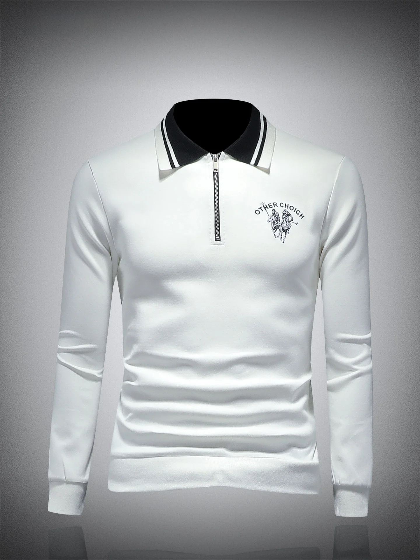 Ele American Sle Men's Zipper Collar Long Sve Sweatirt Embroidered Faionable Casual Wear for Autumn
Ele American Sle Men's Zipper Collar Long Sve Sweatirt Embroidered Faionable Casual Wear for Autumn