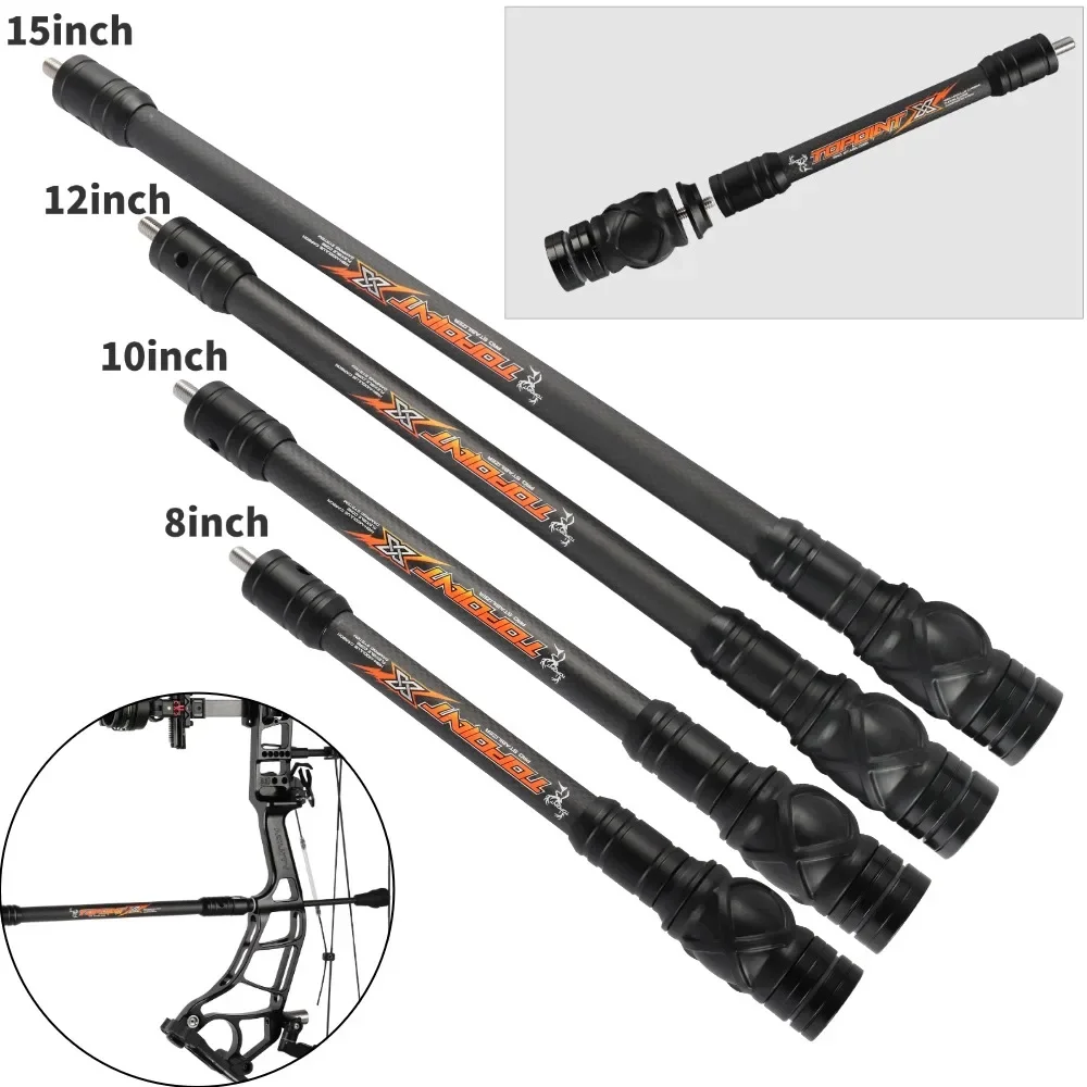 8/10/12/15 inch Compound Bow Stabilizer Bar 3K Carbon Balance Rod CNC Bow Hunting Archery Shooting Competition Shock Absorber
8/10/12/15 inch Compound Bow Stabilizer Bar 3K Carbon Balance Rod CNC Bow Hunting Archery Shooting Competition Shock Absorber