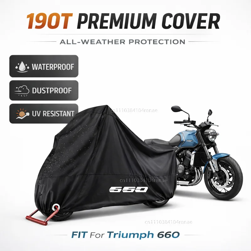 For Triumph Trident 660 Sport Tiger 660 Trident660 190T Motorcycle Cover Waterproof Dustproof UV Protection All Season
For Triumph Trident 660 Sport Tiger 660 Trident660 190T Motorcycle Cover Waterproof Dustproof UV Protection All Season