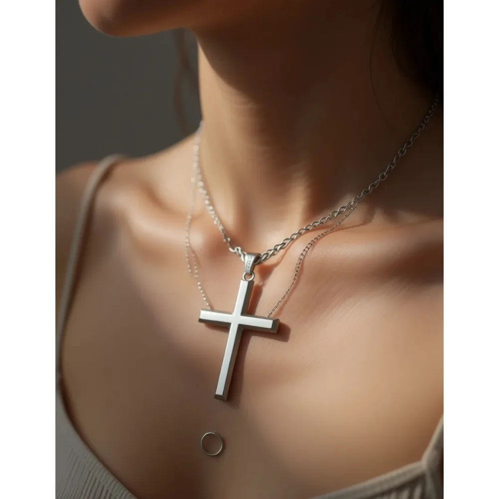 Серебряный кулон-крест с позолотой 14k для мужчин, мальчиков и женщин, цепочка 3 мм, 16-26 дюймов
Серебряный кулон-крест с позолотой 14k для мужчин, мальчиков и женщин, цепочка 3 мм, 16-26 дюймов